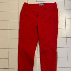 Women’s Chico’s Capri Pants Size 0.5 Stretch Red